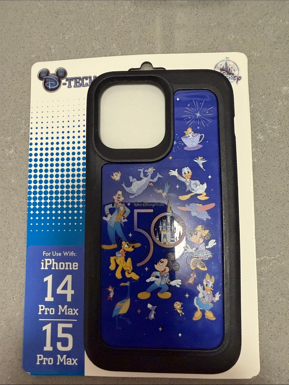 WDW Park Exclusive 50th Anniversary iPhone 14/15 Pro Max Protective Case